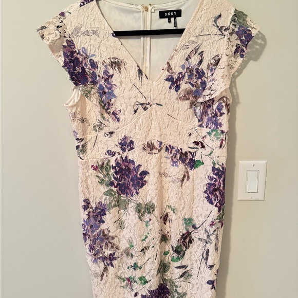 DKNY Floral Lace Dress - Picture 1 of 1